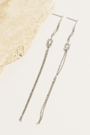 Dainty Chain Dangle Earrings