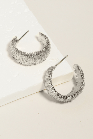 Ornate Hoop Earrings