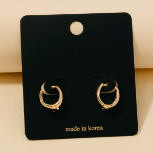 Graduated Hinge Hoop Earrings