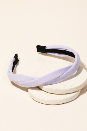 Thin Rib Twist Headband