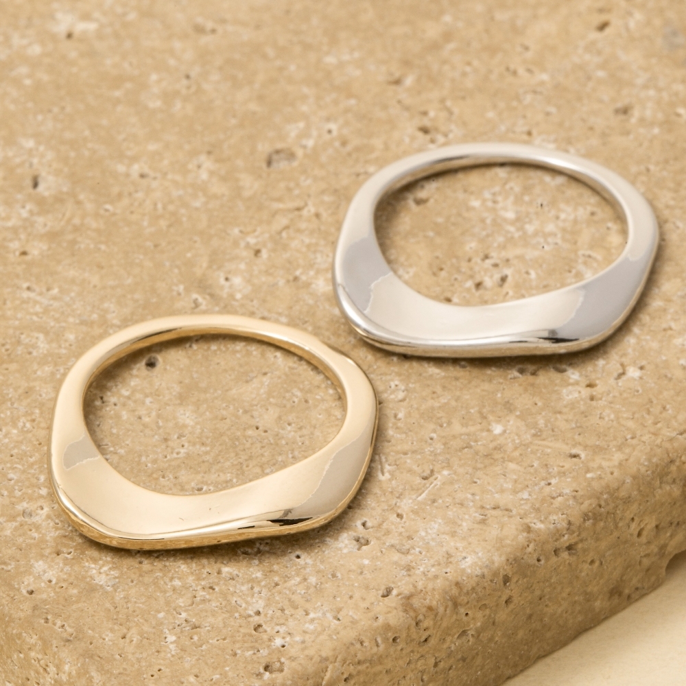 Flat Signet Band Ring