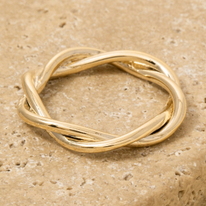 Simple Woven Bands Band Ring