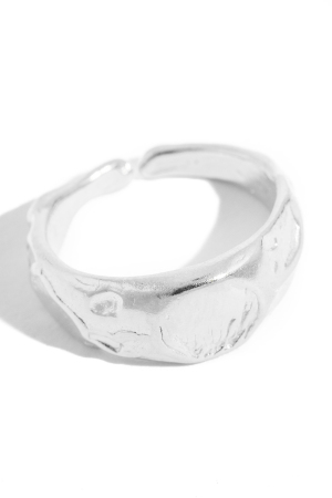 Metallic Open Ring