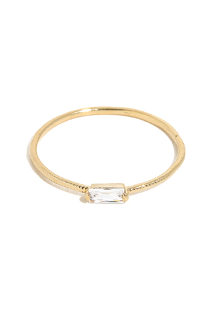 Dainty Baguette Ring