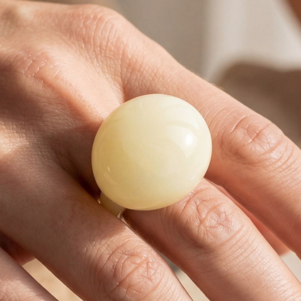 Resin Bubble Fashion Ring