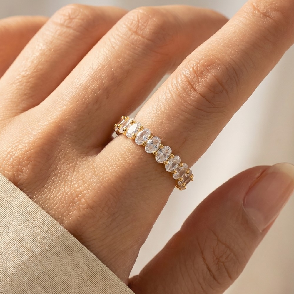 Cz Eternity Fashion Ring