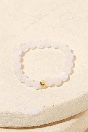 Stone Beaded Stretch Ring