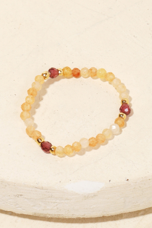 Glass Beaded Stretch Ring