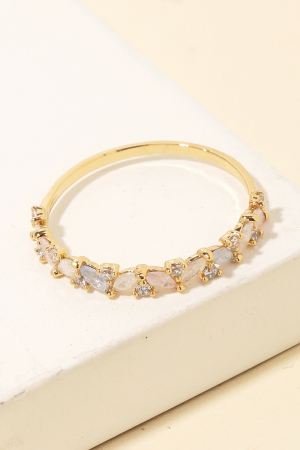 Delicate Rhinestone Studded Ring
