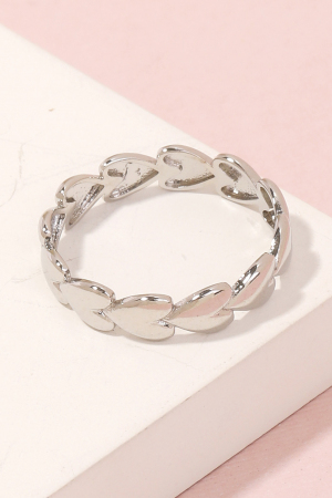 Heart Link Fashion Ring