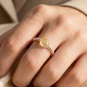 Seed Beaded Stretchable Ring