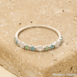 Assorted Cz Gold Dipped Ring