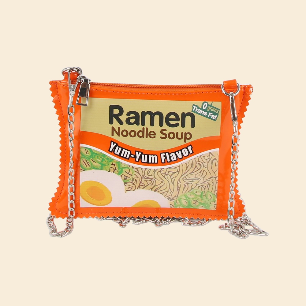 Instant Ramen Packet Crossbody Bag
