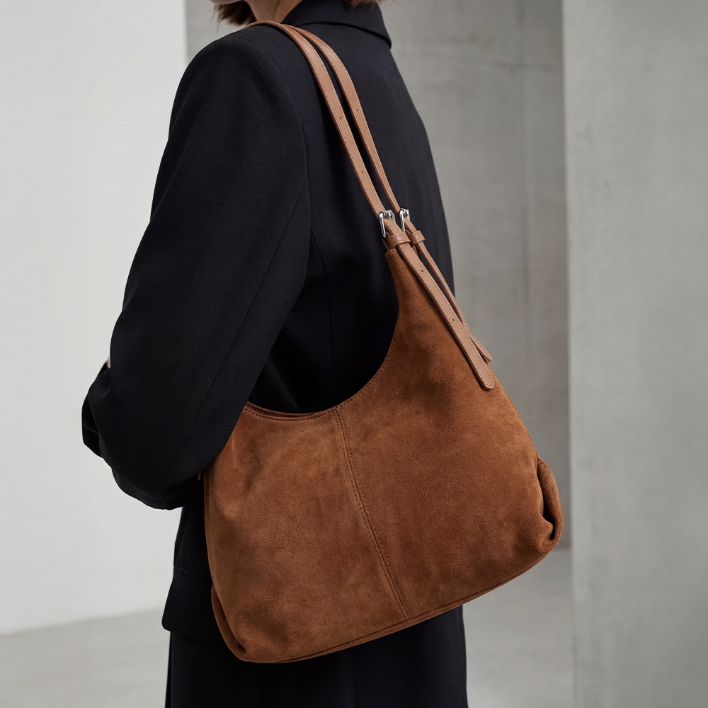 Fashion Suede Shoulder Bag