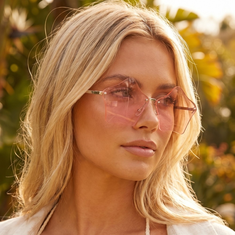 Star-Shaped Lens Sunglasses Set