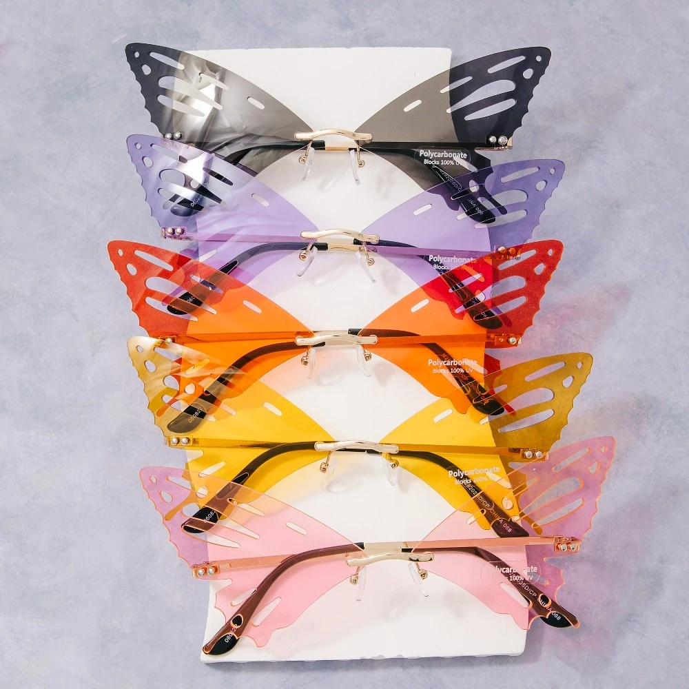 Butterfly Wing Sunglasses Set