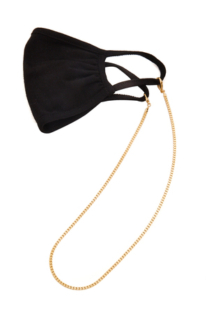 Flat Rope Chain Mask Necklace