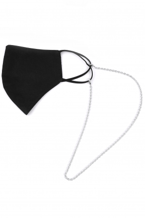 Rope Chain Link Mask Necklace