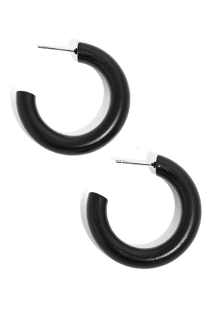 Mini Cylinder Hoop Earrings