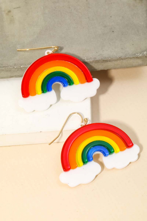 Rainbow Drop Earrings