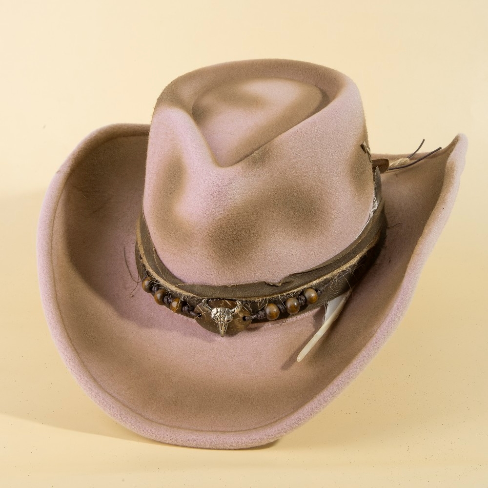 Weathered Western Cowboy Hat