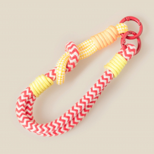 Mixed Pattern Bungee Cord Bag Charm