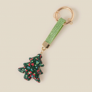Pave Christmas Tree Bag Charm