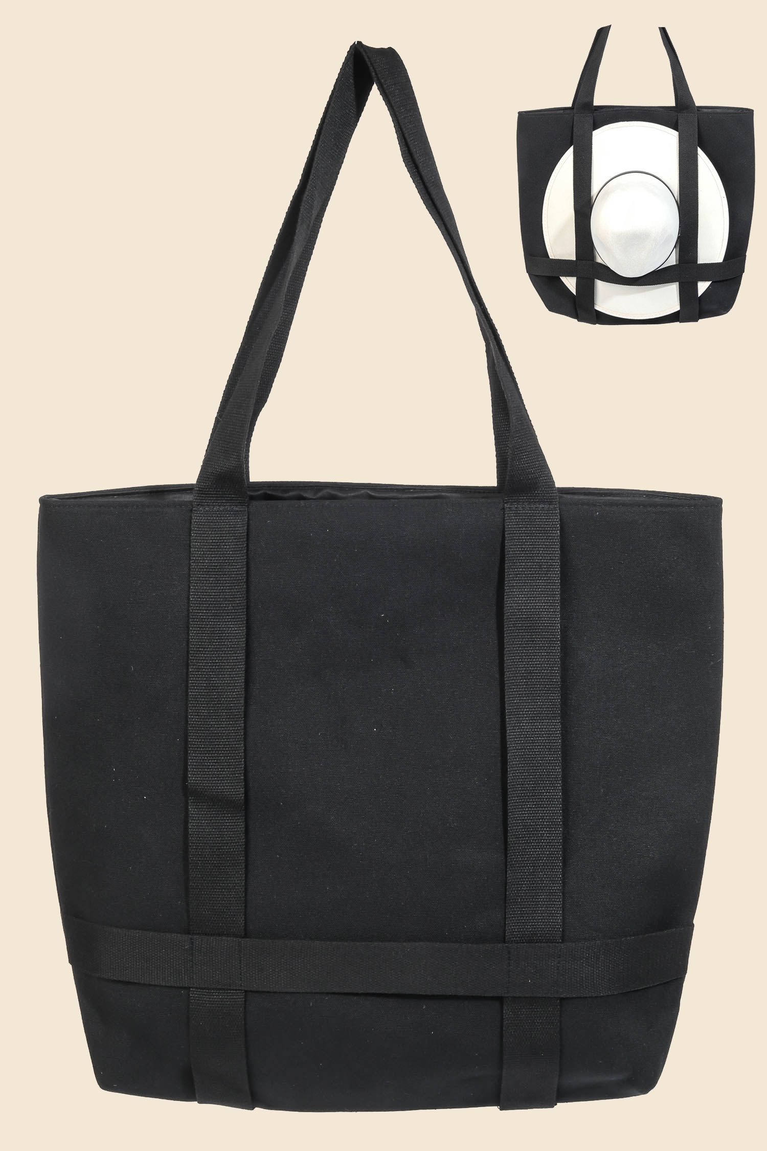 Square Hat Carrier Tote Bag