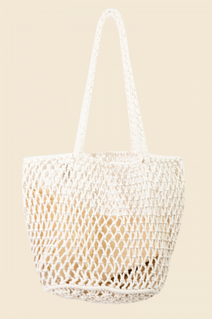 Braided Net Tote Bag