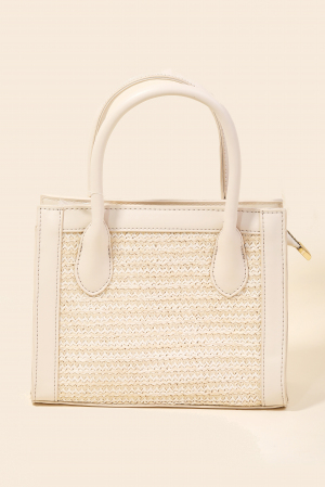 Square Braid Box Handbag