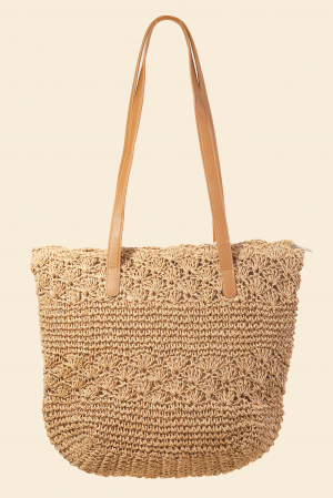 Ornate Braided Tote Bag