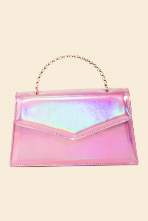Glossy Rectangular Handbag