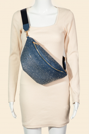 Rhinestone Studded Fanny Pack