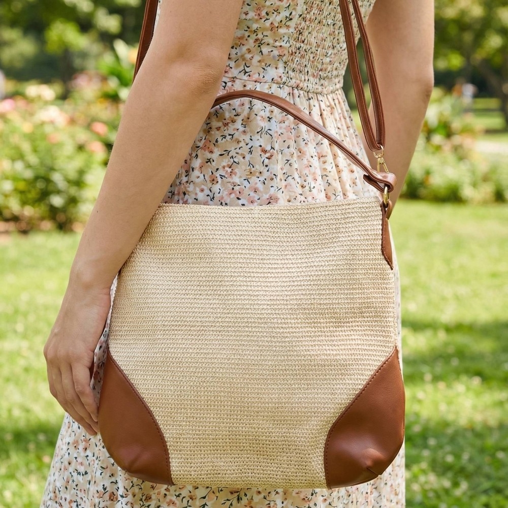Braided Square Shoulder Bag