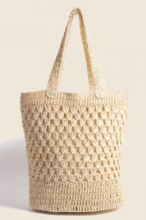 Long Braided Tote Bag