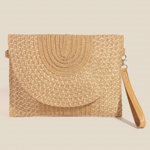 Tight Woven Envelope Clutch Bag