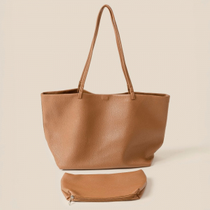 Soft Solid Color Tote Bag