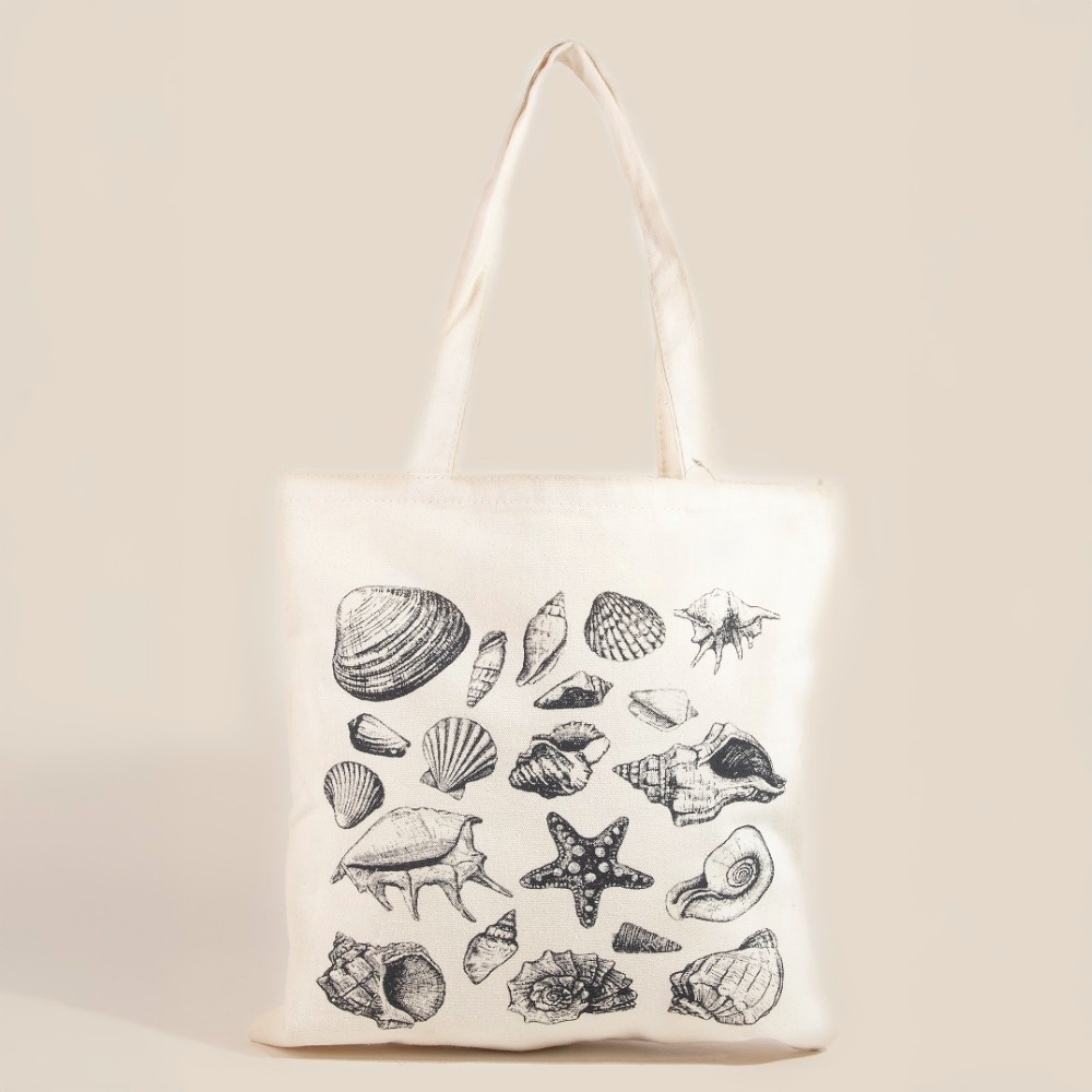 Sealife Starfish Seashells Tote Bag