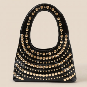 Multi Rivet Shoulder Bag