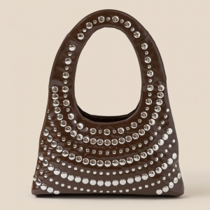 Multi Rivet Shoulder Bag