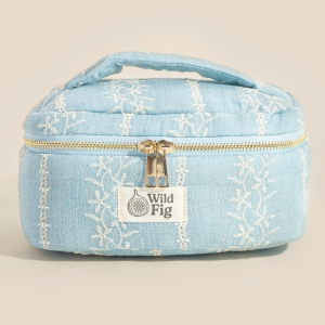 Flower Vine Pattern Makeup Case Cosmetic Bag