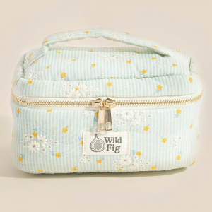 Flower Print Makeup Case Cosmetic Bag