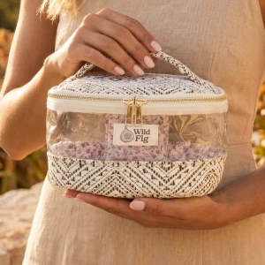 Transparent Clear Top Handle Makeup Case Cosmetic Bag