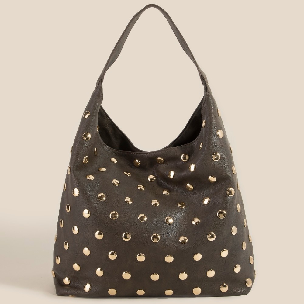 Studded Leather Handbag