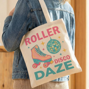 Roller Disco Daze Tote Bag