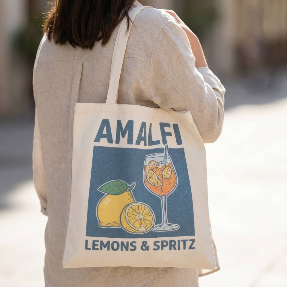 Amalfi Lemons & Spritz Tote Bag