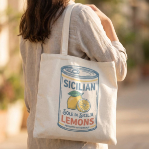 Sicilian Lemons Tote Bag