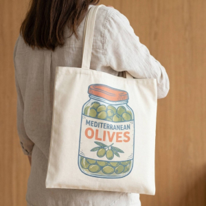 Mediterranean Olives Tote Bag