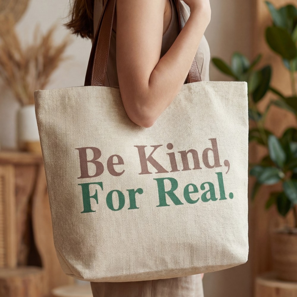 Be Kind For Real Tote Bag