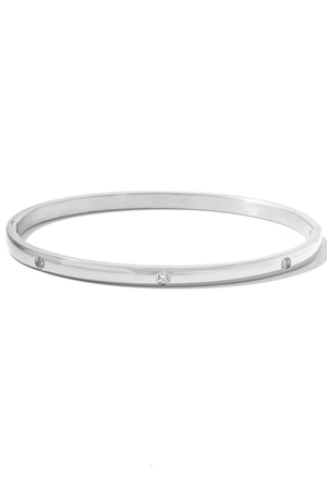 Mini Stud Metallic Bangle Bracelet